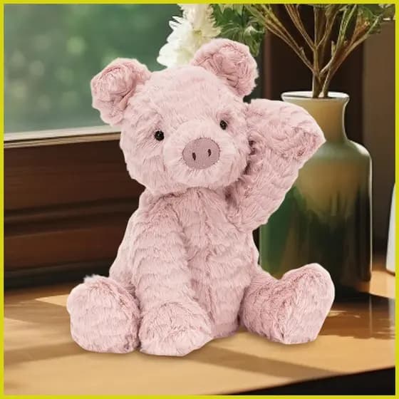 Para Jellycat Animais De Pelúcia Bonito Cabelo Encaracolado Animal Bonecas Crianças Figuras Decorativas Travesseiro Maci