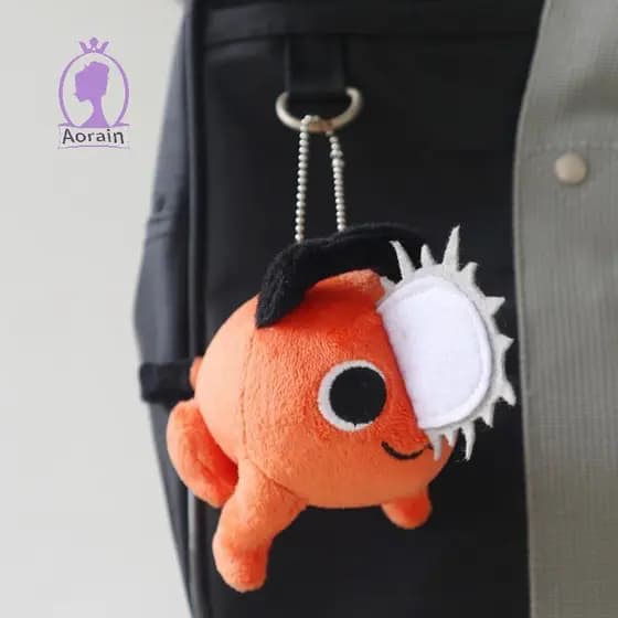 ANTH Motosserra Homem Anime Cosplay Pochita Bonito Boneca De Pelúcia Chaveiro Brinquedo Pingente 10cm Chaveiros Propic P