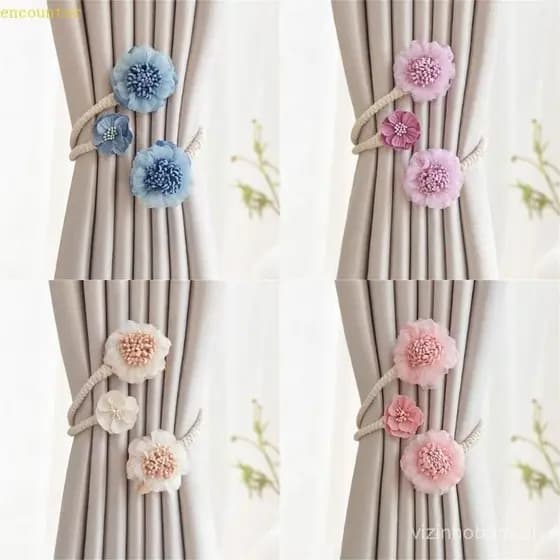 Clips de Cortina Ajustáveis para Fixação de Cortinas e Amarrações