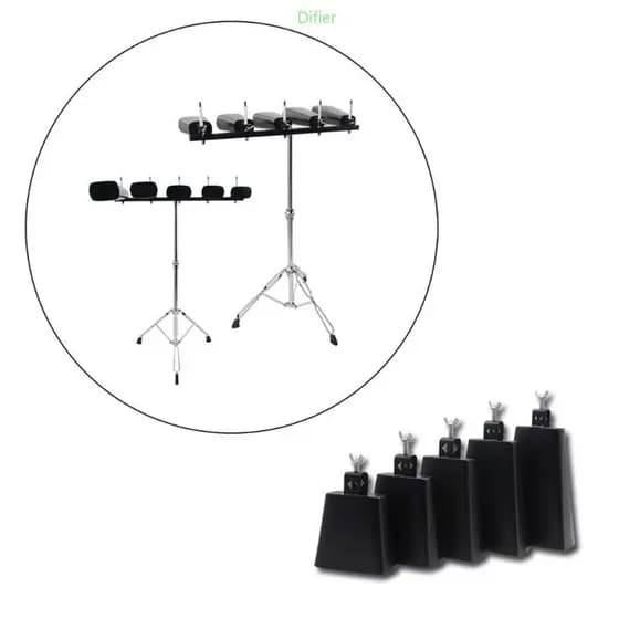 Difier Grandes Sinos Vaca Fabricantes Ruído Metal Sino Mão Percussão Música Para Evento Tambor Conjunto Igreja Cas