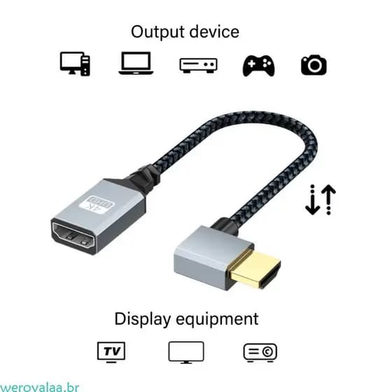 Weroyala Qualidade 4K HDTV Para Fêmea Extensor Suporta 2160p Streaming