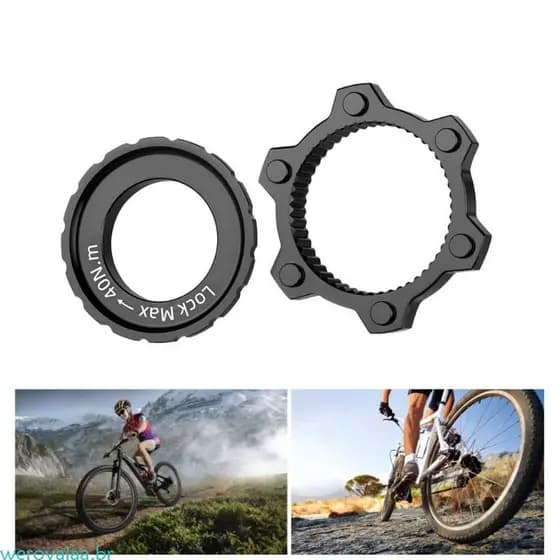 Conjunto Adaptador Freio Bicicletas Weroyala 6 Parafusos Para Instalação Do Conversor Bloqueio Central