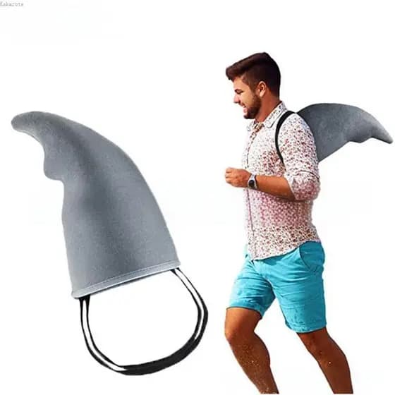 Acessório Barbatana Tubarão , Fantasia Cinza , Fácil Usar , Adereços Para , Meninos , Meninas