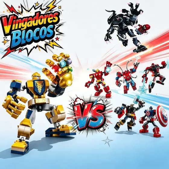 Vingadores Blocos Homem Aranha Blocos De Homem de Ferro Montar Brinquedos educativo