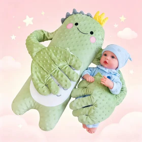 Pelúcia Calmante para Bebê com Tapinhas Automáticos para Sono, Conforto Semelhante ao Colo dos Pais
