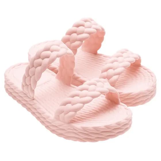 Chinelo Cuff Nuvem Trançado 4, Chinelo Brisa, Macio, Confortável, Ortopédico Flip flop Plataforma 4 tiras