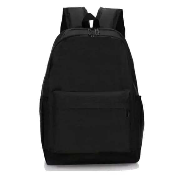 Mochila Masculina Feminina Grande reforçada Viajem Trabalho Escolar Preto