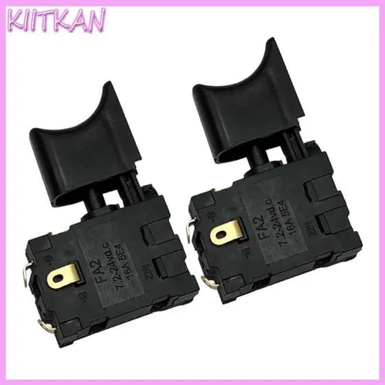 Interruptores Resistentes KIITK Para Sopradores Industriais Medem 64x40 8x16mm Acessórios Ferramen