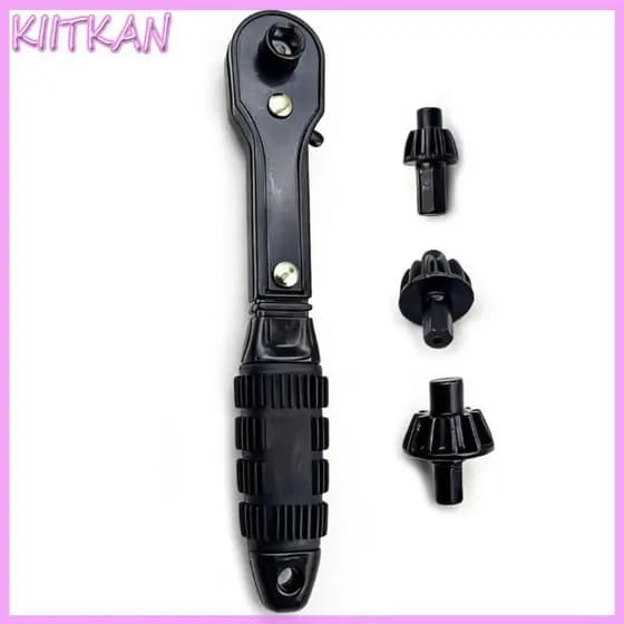 2 In 1 Ratchet Wrenches With 3 Drill Chuck For Various Fastening And Drilling Tasks