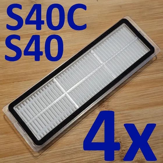 Xiaomi S40C Filtro Hepa E101 Compatível reposição aspirador robo - Kit