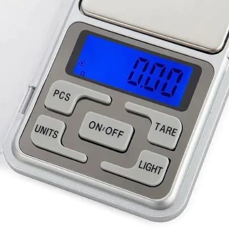 Mini Balança Digital De Bolso Alta Precisão Portátil 0,01g Até 500g Digital LCD Bandeja Cozinha