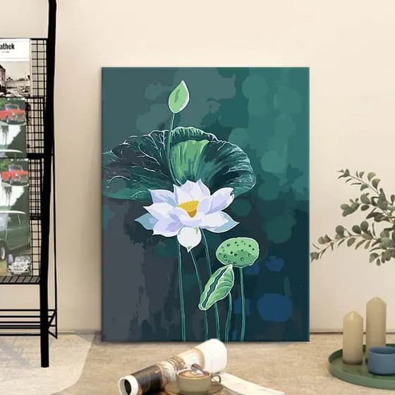 Pintura a óleo digital DIY 40*50cm, arte moderna para parede, pintura decorativa para sala de estar com preenchimento de