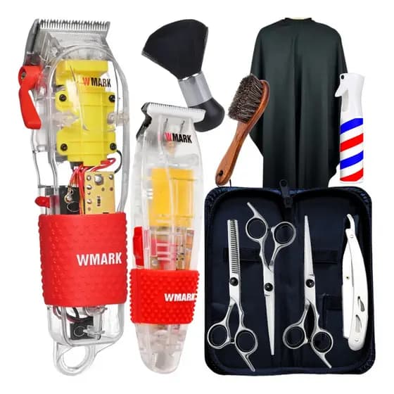 Maquina De Cortar Cabelo Wmark Tesoura Cabelo Profissional