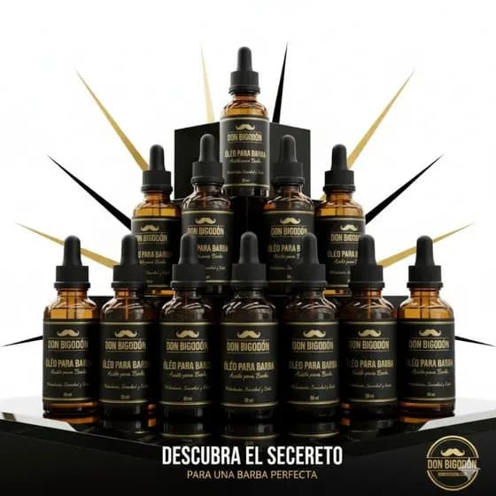 kit 10 Óleos para Barba para Barbearia revenda - Don Bigodón 30ml
