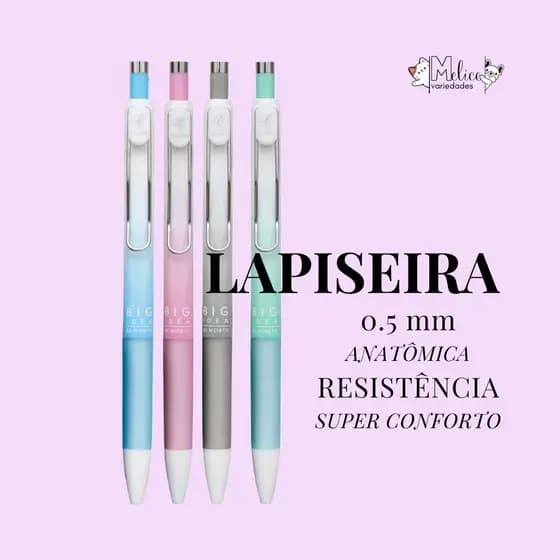 LAPISEIRA 0.5 MM SUPER CONFORTAVEL SMOOTH ESCOLAR