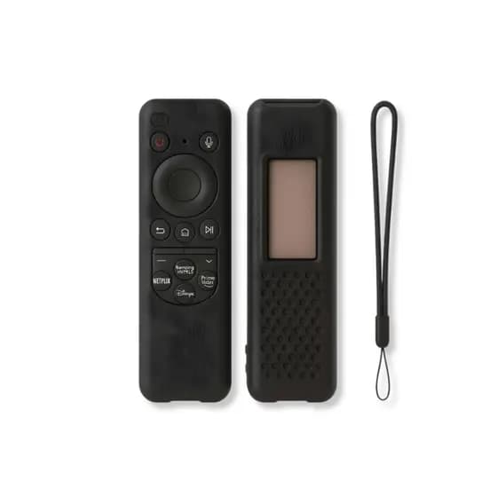 Case Capa de Silicone Preta Antiderrapante Controle Remoto Smart TV Resistente, Lavável e Durável