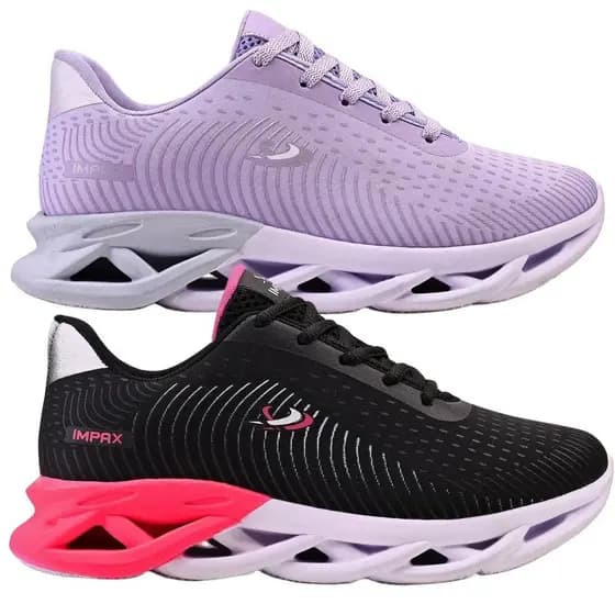 Kit 2 Tênis Feminino Treino Academia Corrida Caminhada