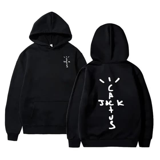 Blusa Moletom Cactus Jack Travis Scott Canguru