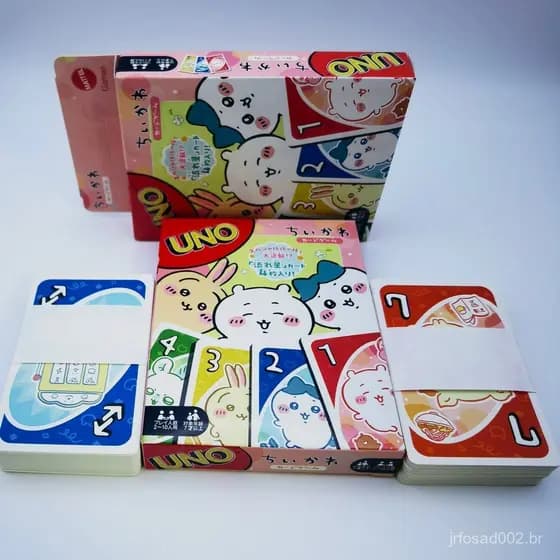 Novo produto pronto estoque chiikawa chiikawa mercadoria uno jogo de tabuleiro jogo de cartas resto festa Multiplayer un