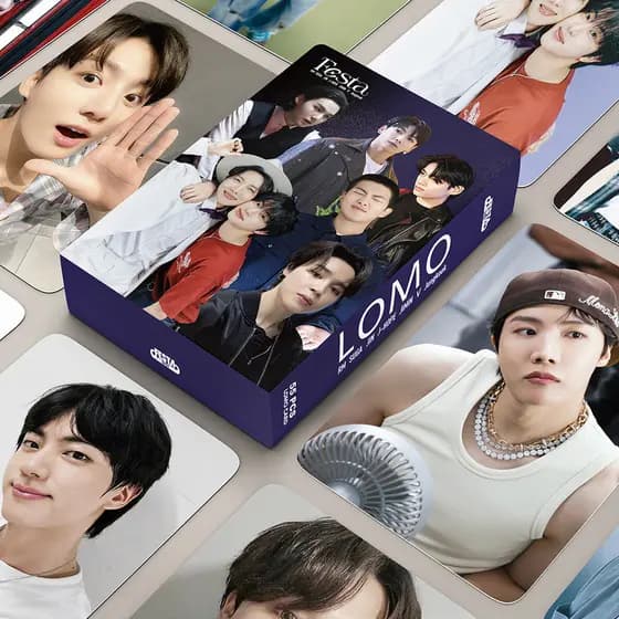 Kpop Idol 55PCS/SET BTS 12o Aniversário 2025 Retorna Aos Cartões FESTA Lomo Para Fãs
