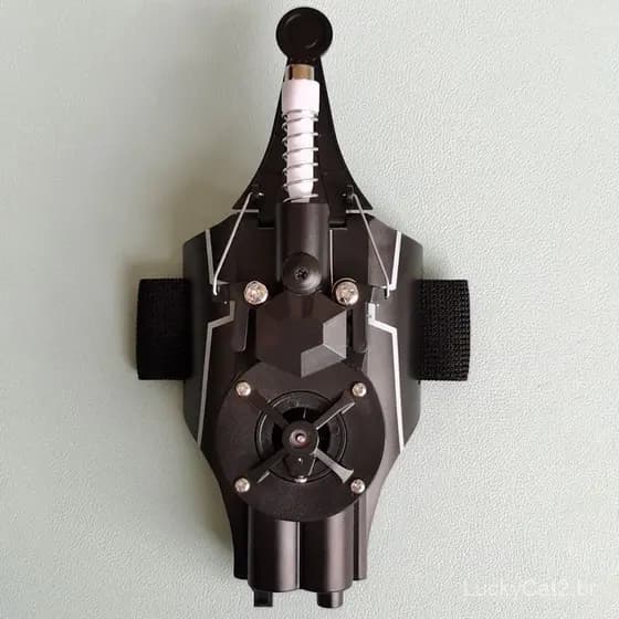 Lançador do Homem-Aranha Hub elétrico automático Seda de aranha genuíno tecnologia preto corda de brinquedo pulso B