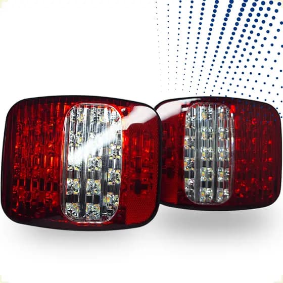 Lanterna Traseira Marmita Moderna Universal Para Caminhão Constellation Jipe Troller Ford F4000