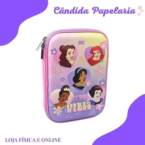 Estojo Princesas da Disney 3D - Dac