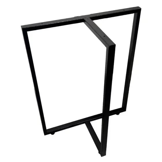 1 Unidade Pé de Mesa Estilo Industrial com Base em T Altura 73cm x 50cm de Largura