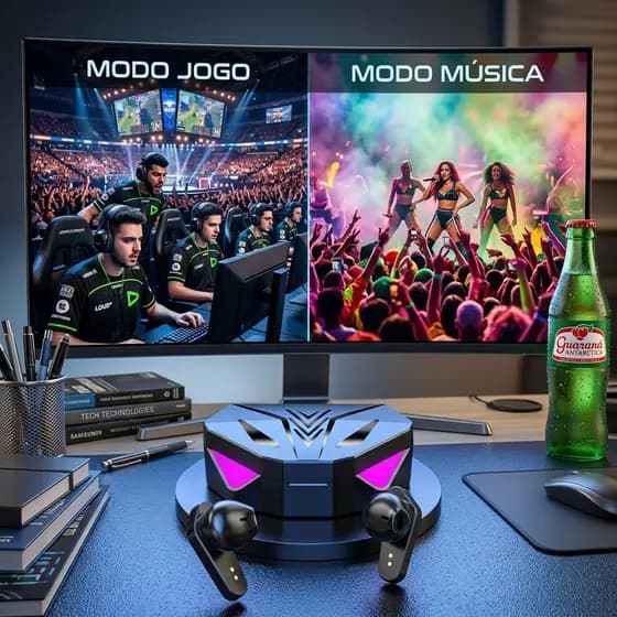 Fone Gamer Sem Fio Bluetooth X15 Pro Som 3D Surround Gamer Pro