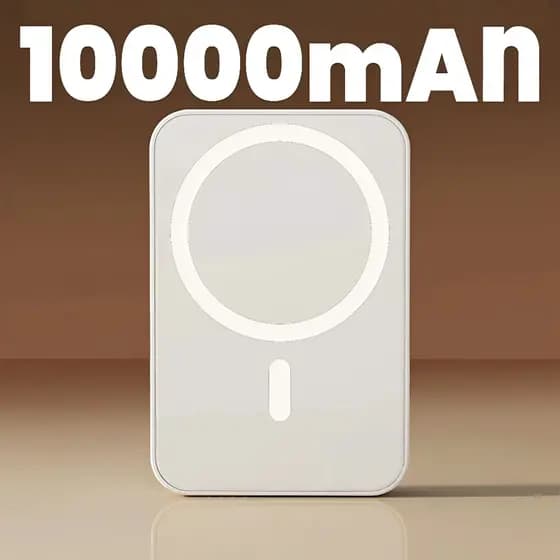 Carregador Portátil Indução para iPhone/Android Magsafe Apple Sem fio Bateria Carga 5000/10000mAh