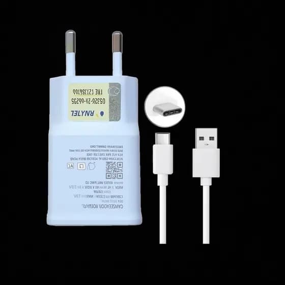 Carregador lançamento Turbo Tipo C para Gala A02s A11 12 A20 21s A22 30s A31 A50 71 A80 S8 S9 S10 M31 M51