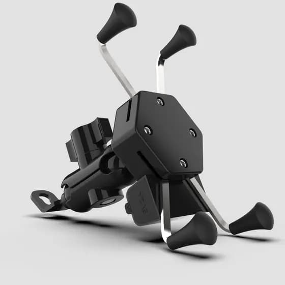 Suporte Universal Aprovado Anatel para Moto - Stallion, Carregador Turbo USB