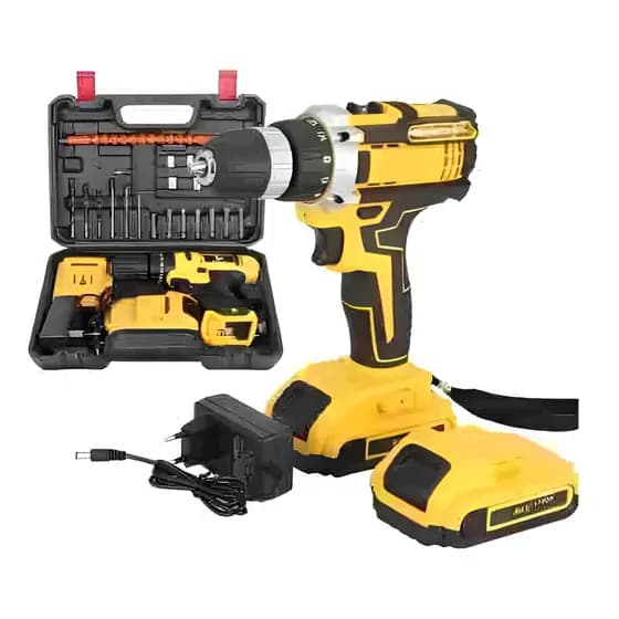 Furadeira Parafusadeira 48v Bivolt +2 Baterias Pofissional