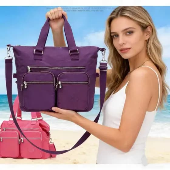 Bolsa feminina de ombro e transversal, bolsa de maternidade para viagens, adequada para uso diário