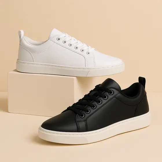 Kit 2 Pares Tênis Casual Masculino Minimalista Texturizado - Promoção Envio Imediato