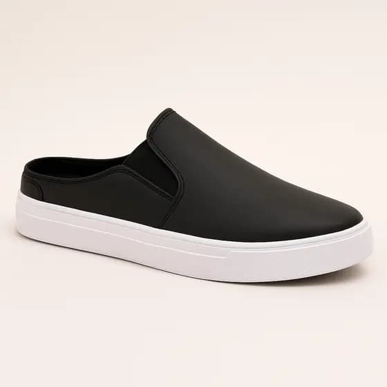 Tênis Mule Casual Minimalista Solado Baixo Antiderrapante Diurno Estiloso - Promoção Envio Imediato