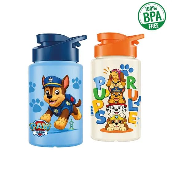 Garrafa de Água Infantil Squeeze Escolar Patrulha Canina Chase 500 ML