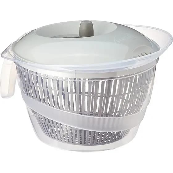 Secador De Salada Centrifuga Manual 4 Litros Plasútil Original com Sistema de Secagem Rápida