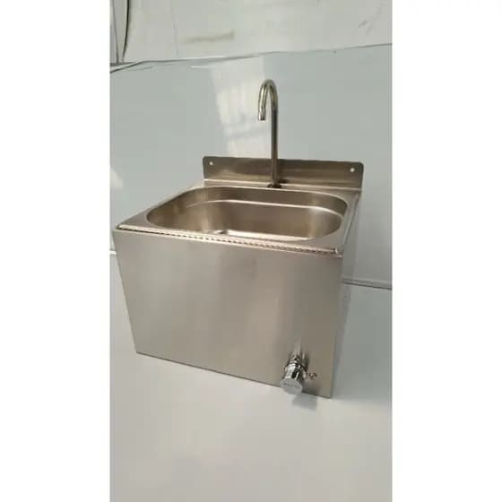 Lavatório Para As Mãos Assepsia Cuba Inox C/ Acionamento