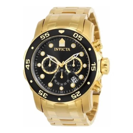 Relogio Invicta Pro diver 0072 Banhado a Ouro 18K, com caixa