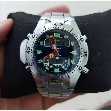 Relógio Masculino Aqualand Prata Aço Inox Com Caixa
