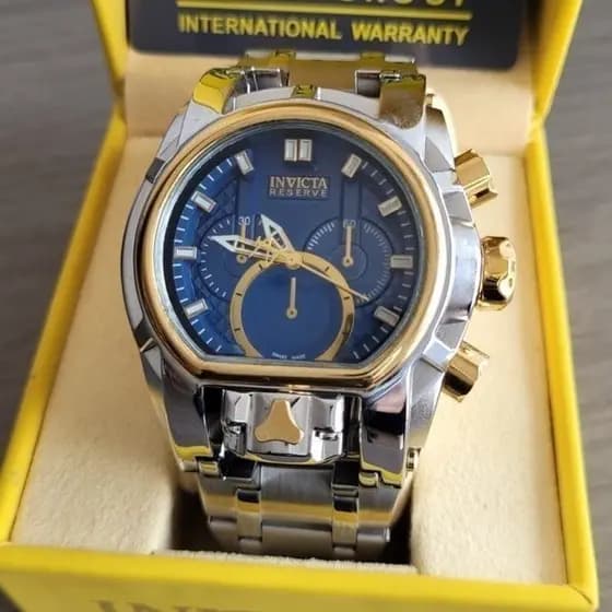 Relógio Invicta zeus Prata luxo, relógio primeira linha, com caixa