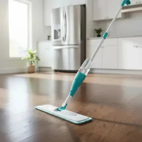 Rodo Mop Spray Flex Verde Com Reservatório Cerdas Mágicas