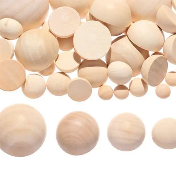 Contas Soltas Inacabadas Decoração de Casamento Semi-Circular Ecológica Bola Hemisférica Feita à Mão