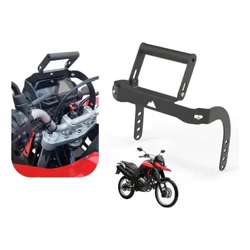 Suporte tubular GPS celular carplay Lander 250 Crosser 150 Bros 160 fz25 fz15 2025 2024 2023 22 21 20 19 18 17