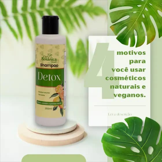 Kit 250 ml Detox Capilar – Purificação, Hidratação e Brilho
