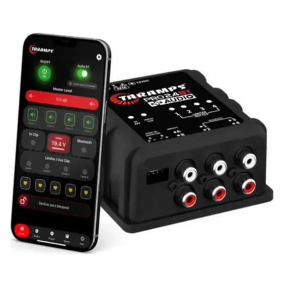 Processador De Audio Pro 2.4bt Com Bluetooth 4 Canais Taramps Lançamento