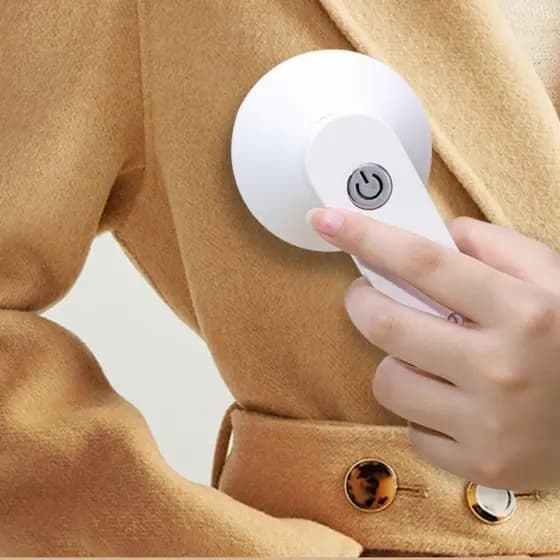 2 Kit Depilador De Roupas Eletrico Branco Elimina Bolinhas Com Forca E Seguranca Para Varios Tecidos Multifuncional