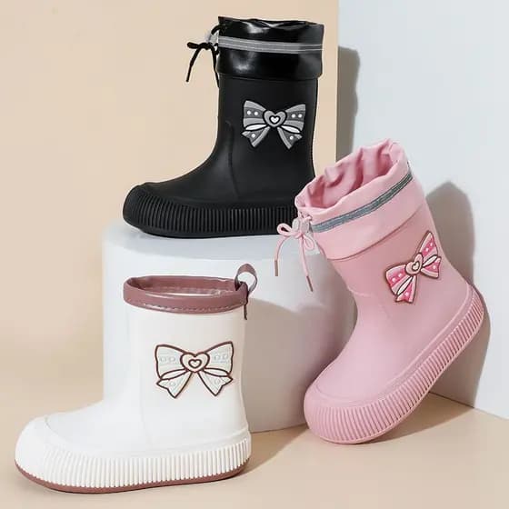 Botas de chuva femininas boca de feixe 2025 novo estilo botas de água femininas antiderrapantes botas de chuva impermeáv
