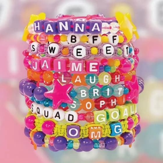 Pulseira e Colar Infantil Kit de Bijuteria para Crianças Faça Você Mesmo